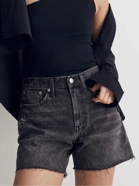 Madewell Relaxed Mid-Length Denim‎ Shorts Size 23